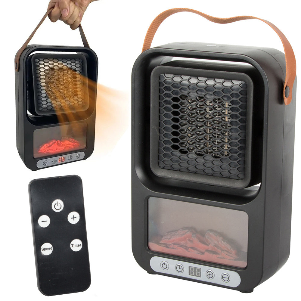 Chauffage électrique portable avec télécommande