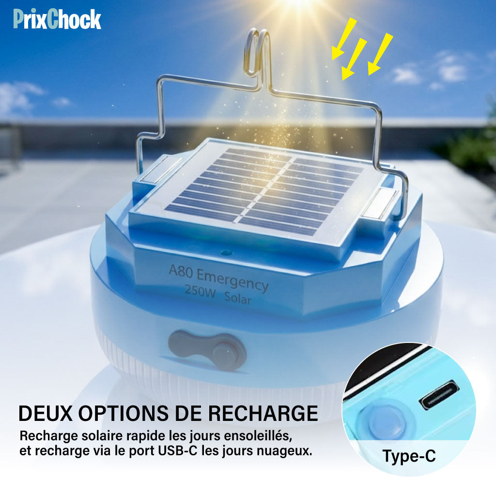Lampe LED Rechargeable Solaire