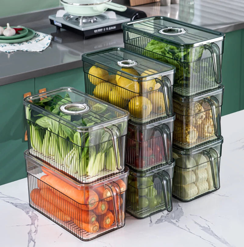 3 Boîtes de Rangement Alimentaire Hermétiques et Empilables
