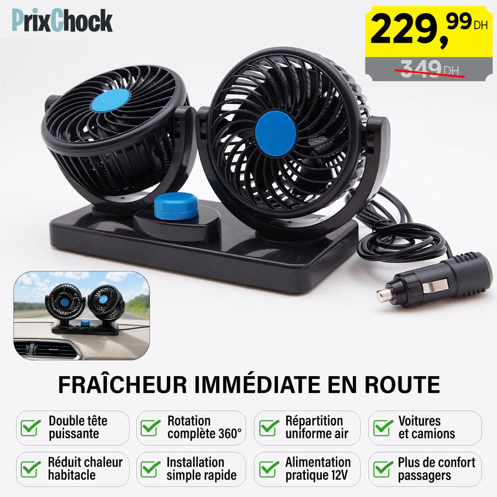 Ventilateur Double Portable
