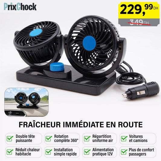 Ventilateur Double Portable