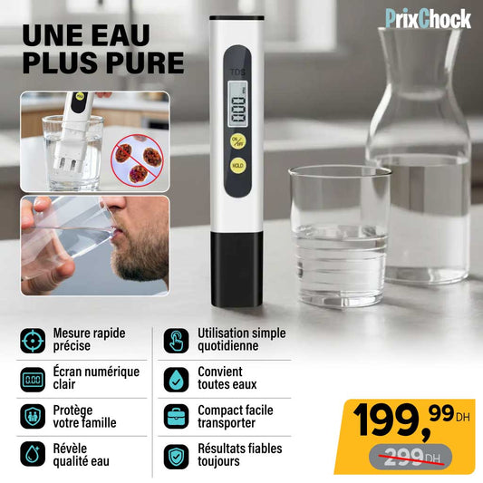 Testeur de Pureté d’Eau TDS