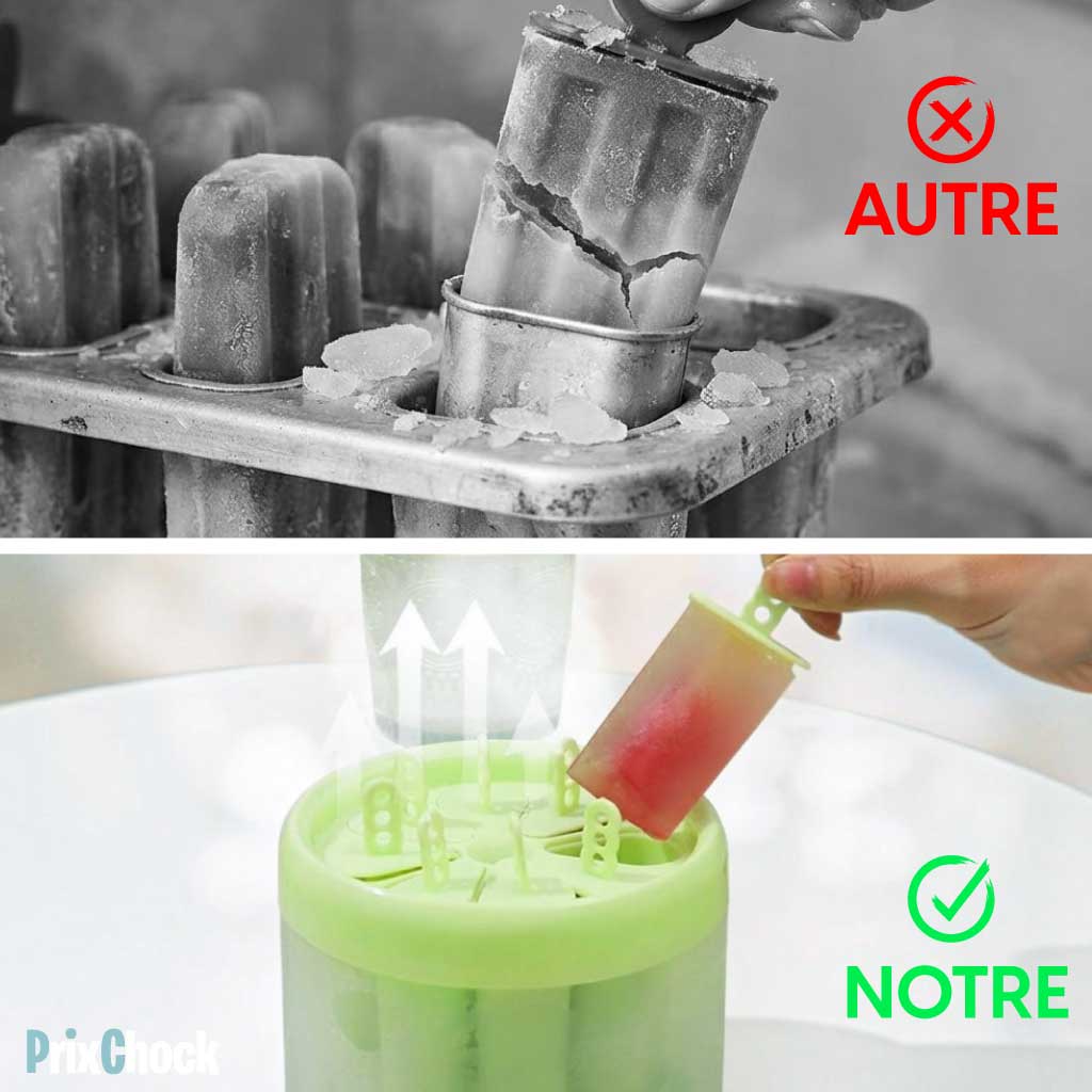Moule à Glaçons avec Compartiments Pratique