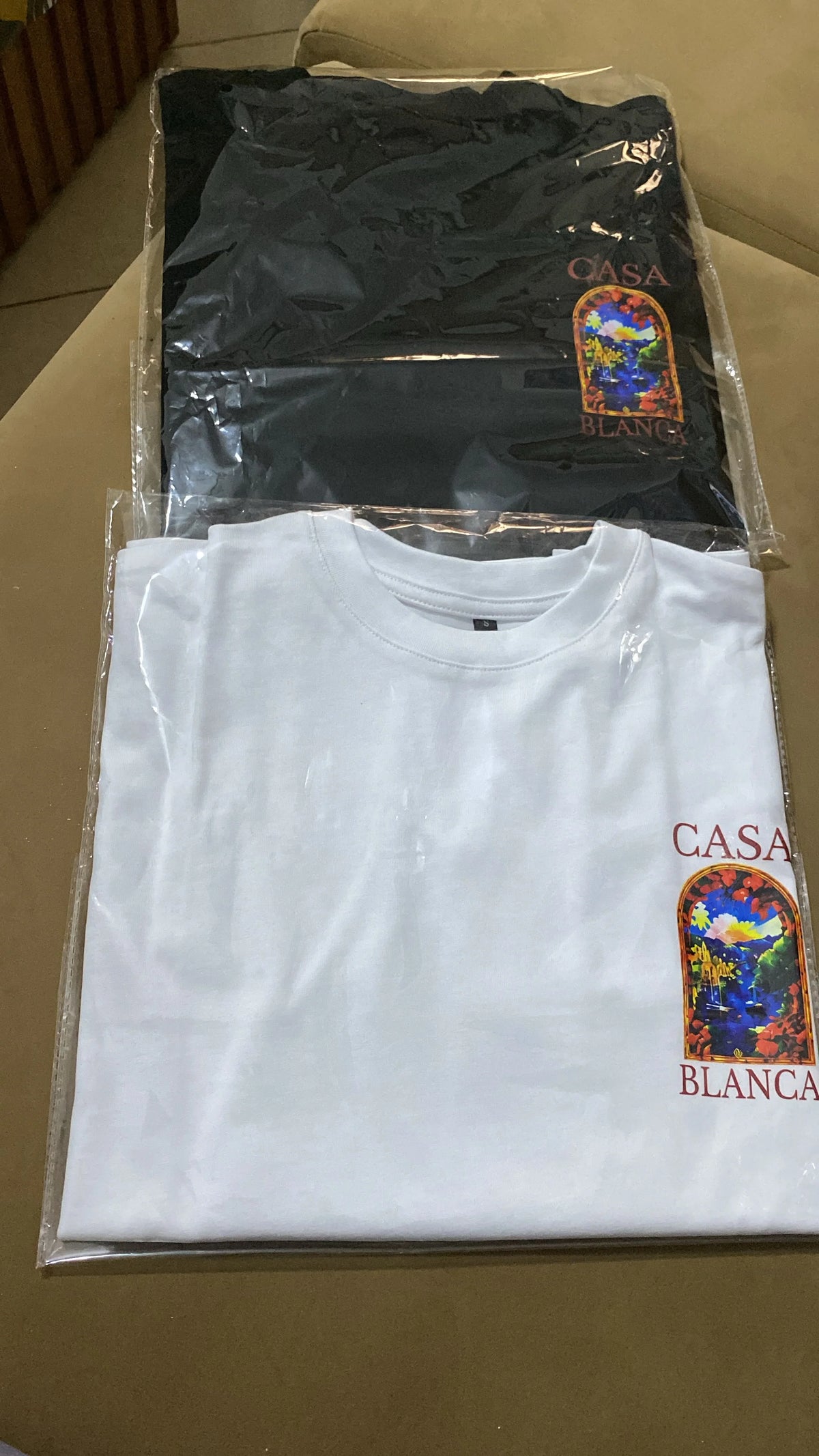 Pack 2 T-Shirts Casablanca – Noir & Blanc