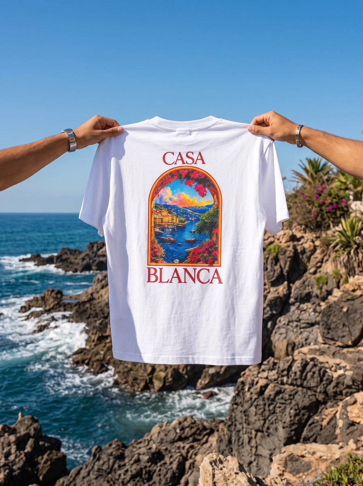 Pack 2 T-Shirts Casablanca – Noir & Blanc