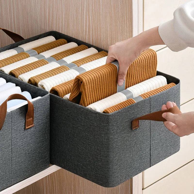 Pack 2 Boîtes de rangement pour vêtements multifonctionnel lavable